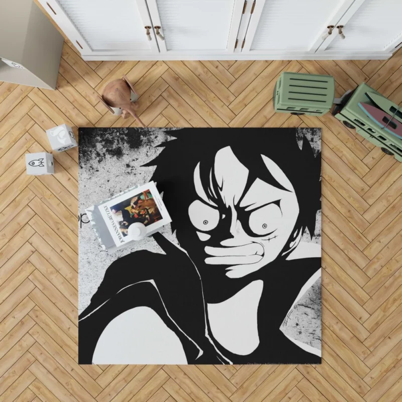 Unstoppable Monkey D. Luffy Anime Rug