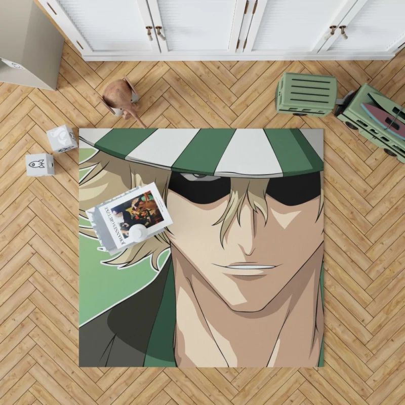 Urahara Bleach Mysterious Genius Anime Rug