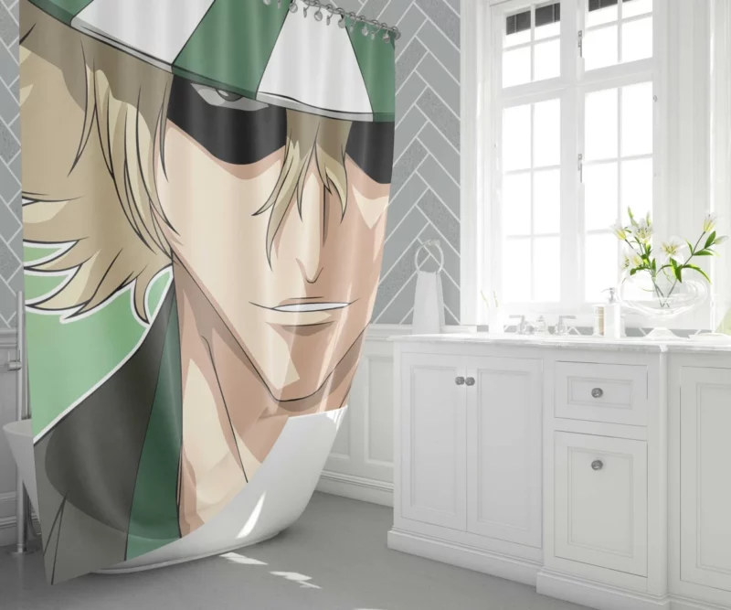 Urahara Bleach Mysterious Genius Anime Shower Curtain 1