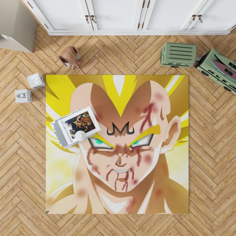 Vegeta Adventures in Dragon Ball Z Anime Rug