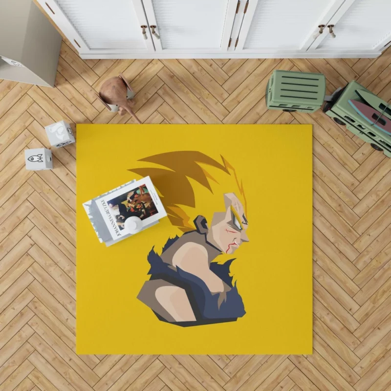 Vegeta Ascension to Super Saiyan Anime Rug