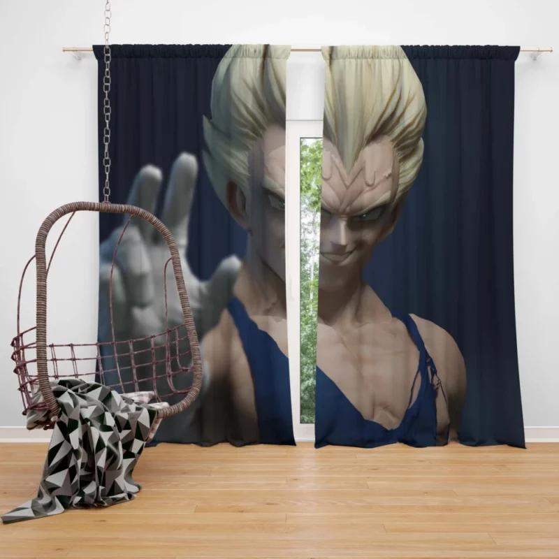 Vegeta Evolution in Dragon Ball Z Anime Curtain