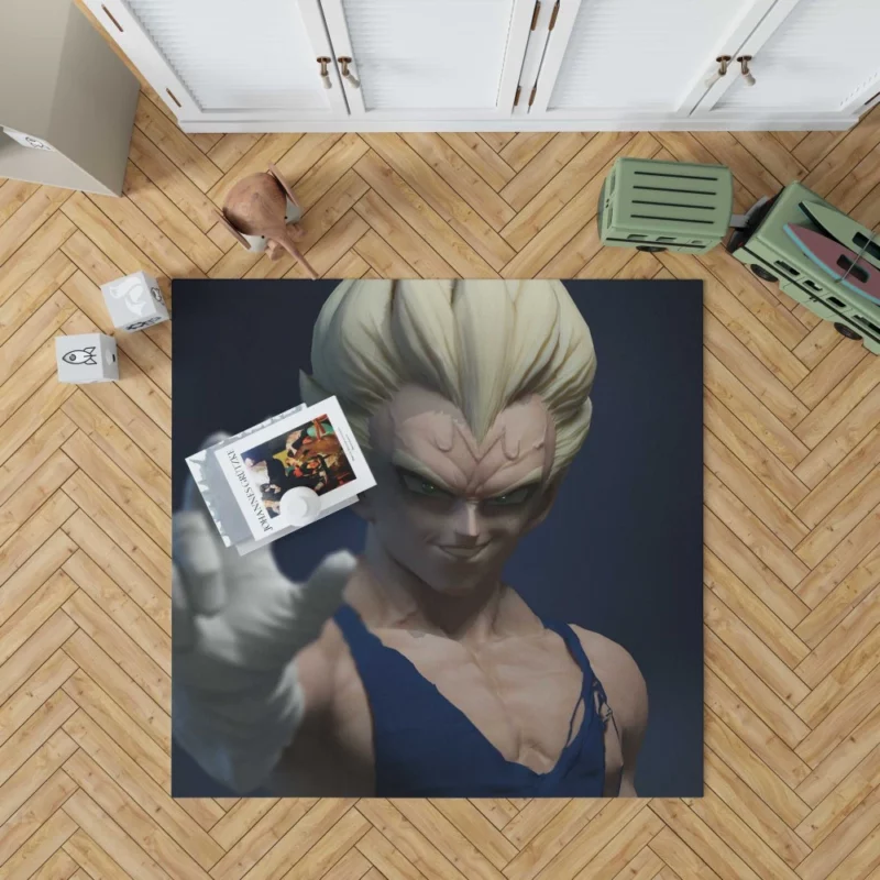 Vegeta Evolution in Dragon Ball Z Anime Rug