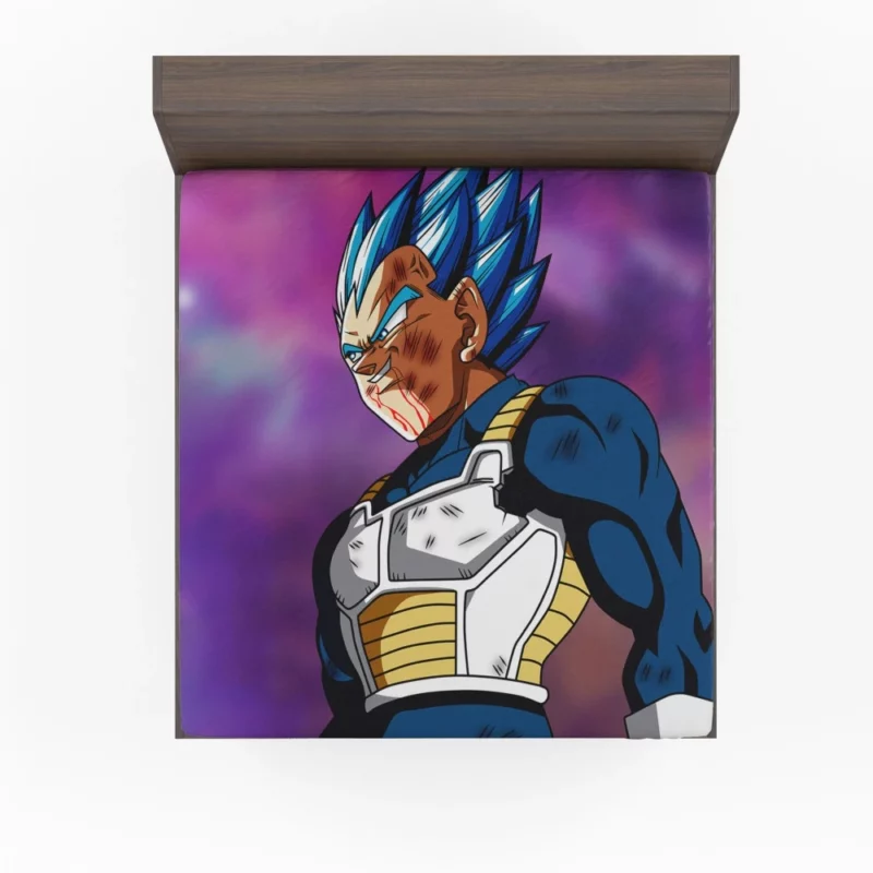 Vegeta Mighty Transformations Anime Fitted Sheet