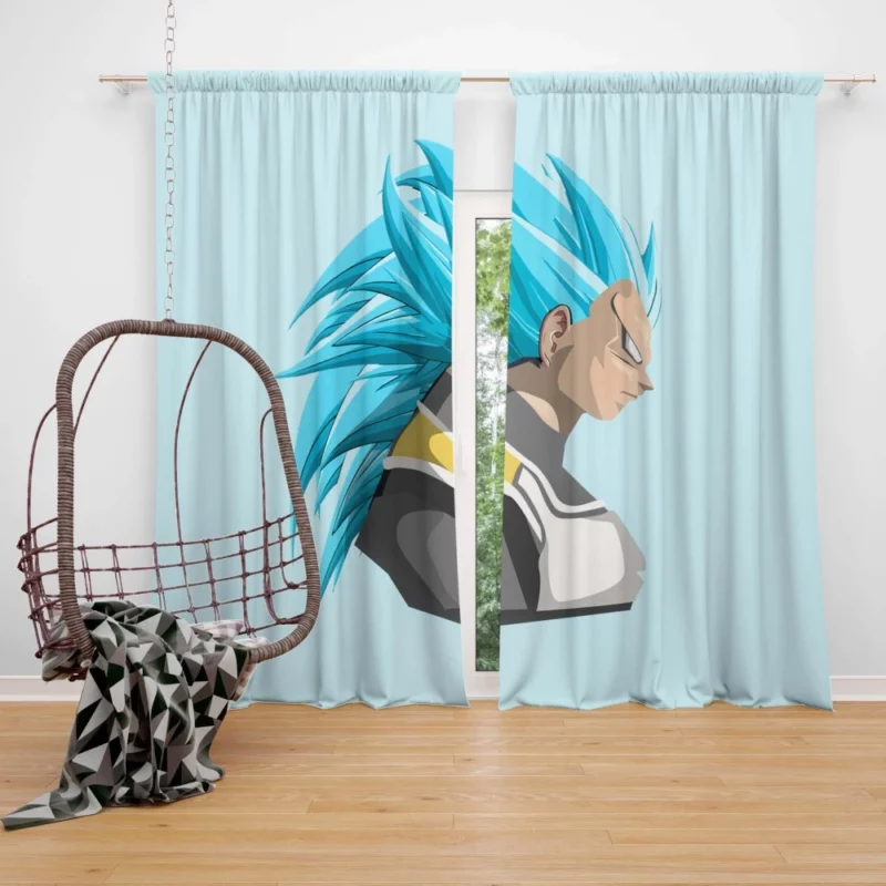 Vegeta Saiyan Prince Odyssey Anime Curtain