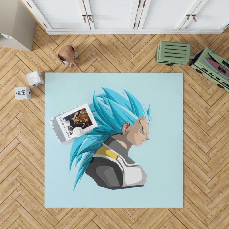 Vegeta Saiyan Prince Odyssey Anime Rug