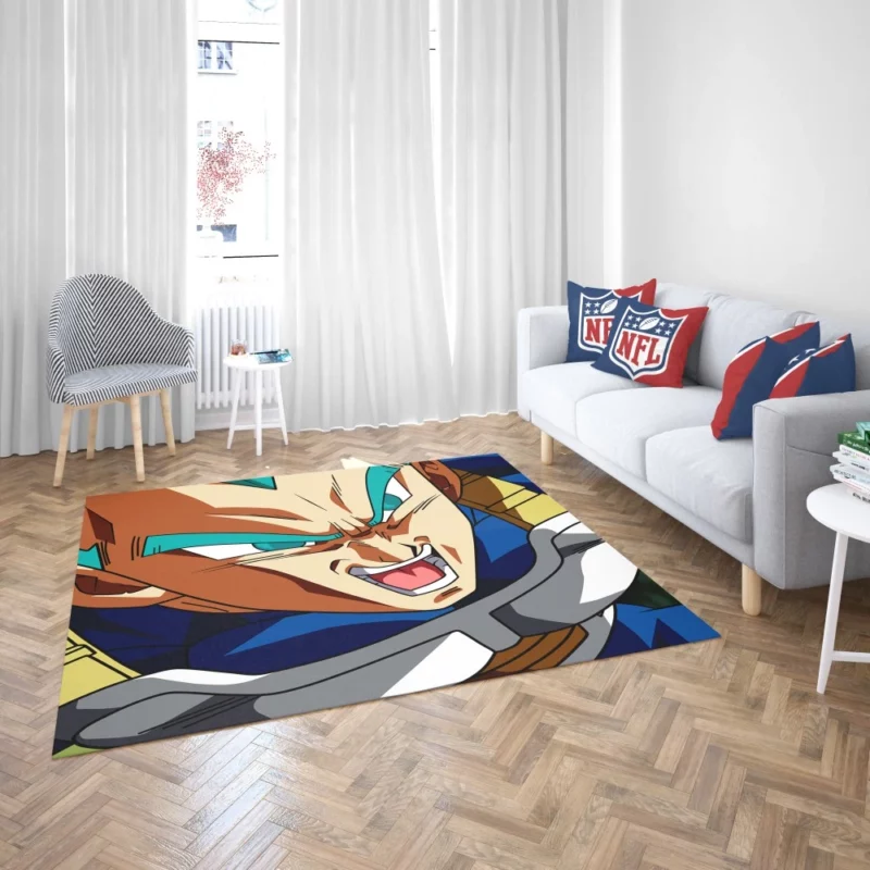 Vegeta San The Saiyan Prince Anime Rug 2