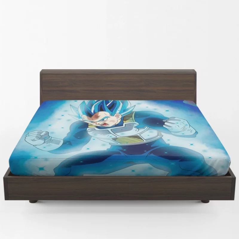 Vegeta Super Saiyan God Anime Fitted Sheet 1