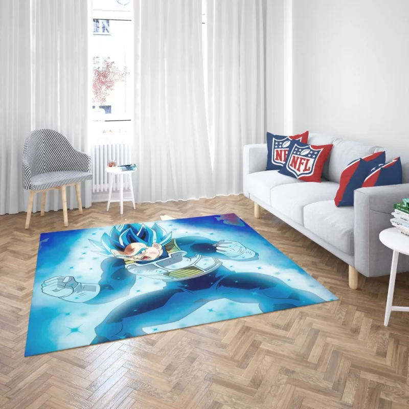 Vegeta Super Saiyan God Anime Rug 2