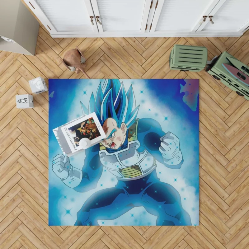 Vegeta Super Saiyan God Anime Rug