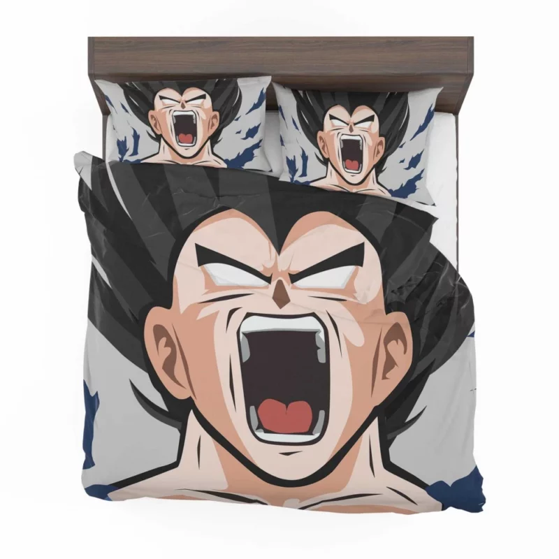 Vegeta Triumphs in Dragon Ball Z Anime Bedding Set 1