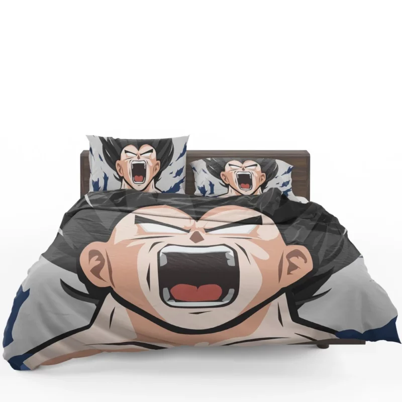 Vegeta Triumphs in Dragon Ball Z Anime Bedding Set