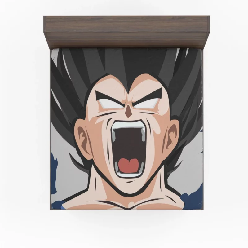 Vegeta Triumphs in Dragon Ball Z Anime Fitted Sheet