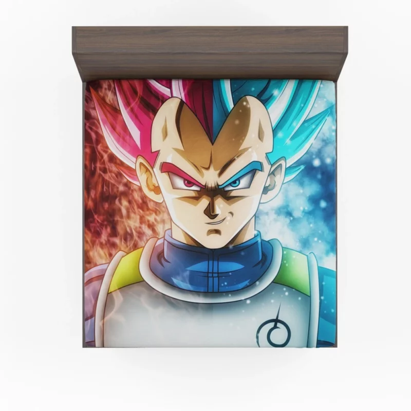 Vegeta Ultimate Form in Action Anime Fitted Sheet