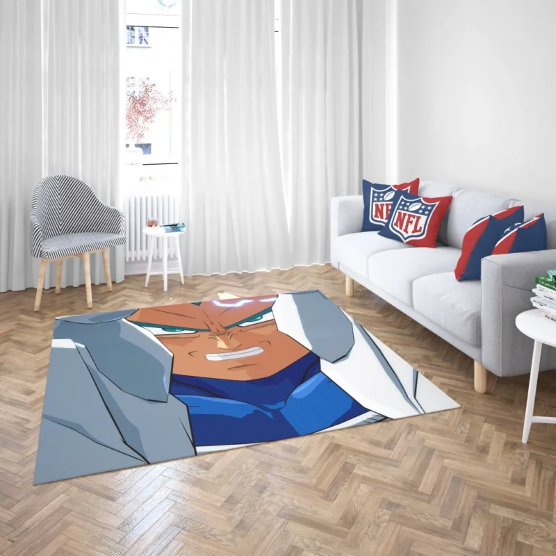 Vegeta Ultimate Transformation Blue Anime Rug 2