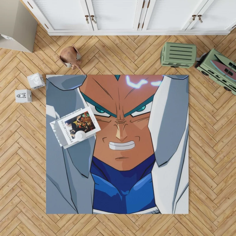 Vegeta Ultimate Transformation Blue Anime Rug