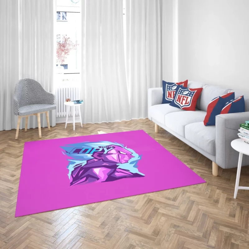 Warrior Path Vegeta Journey Anime Rug 2