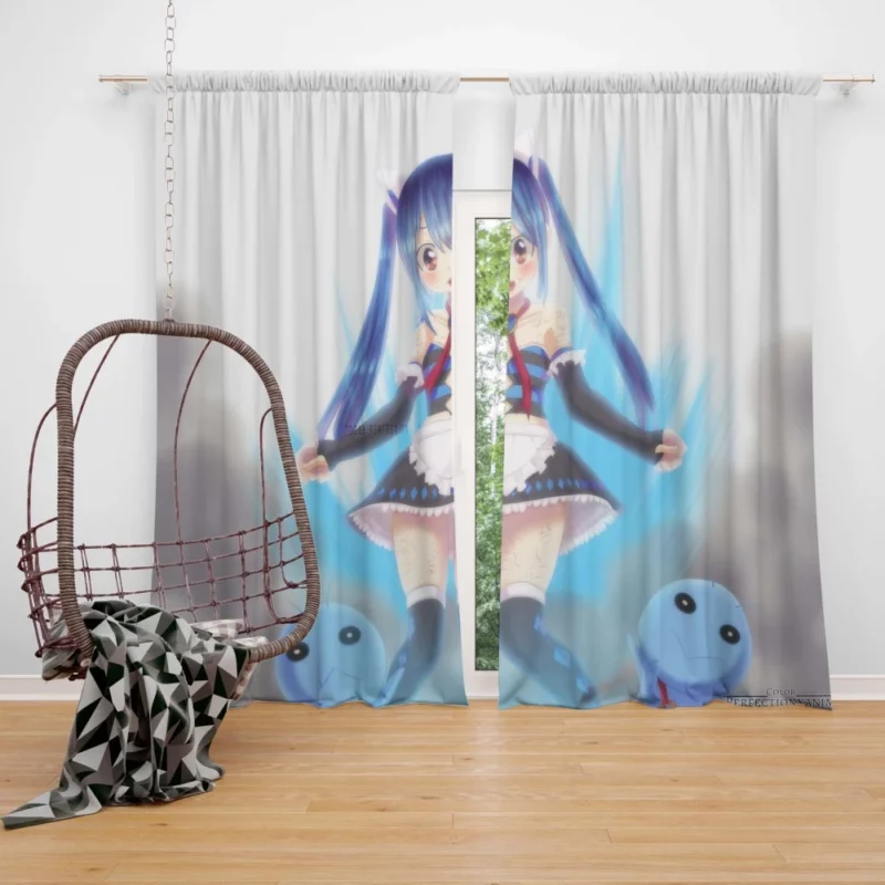 Wendy Marvell Dragon Slayer of Fairy Tail Anime Curtain