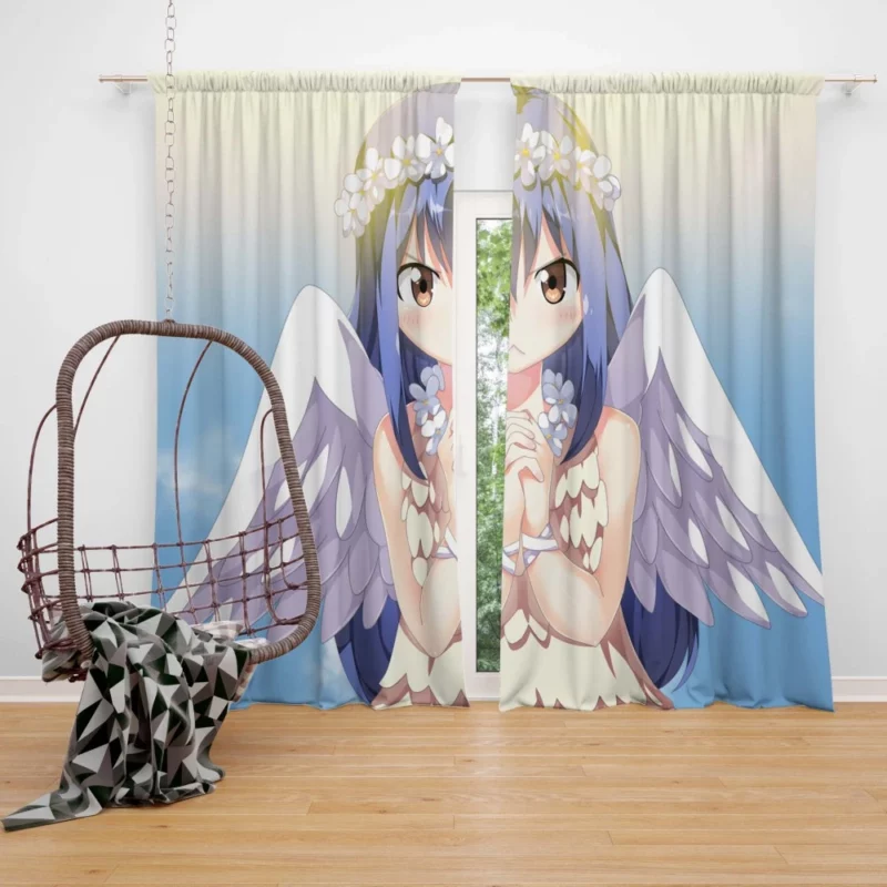 Wendy Marvell Enchanted Fairy Anime Curtain