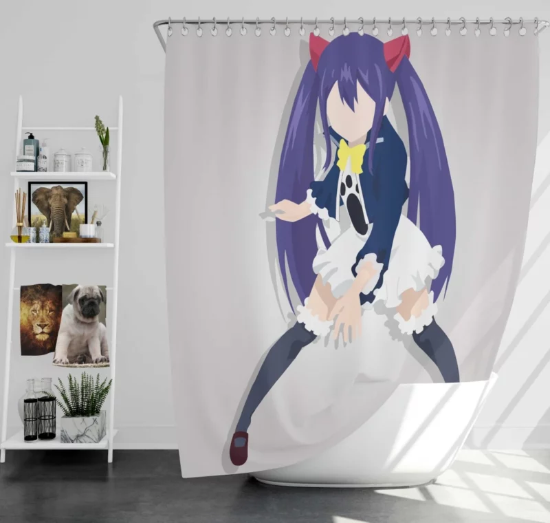 Wendy Marvell Fairy Tail Guiding Light Anime Shower Curtain