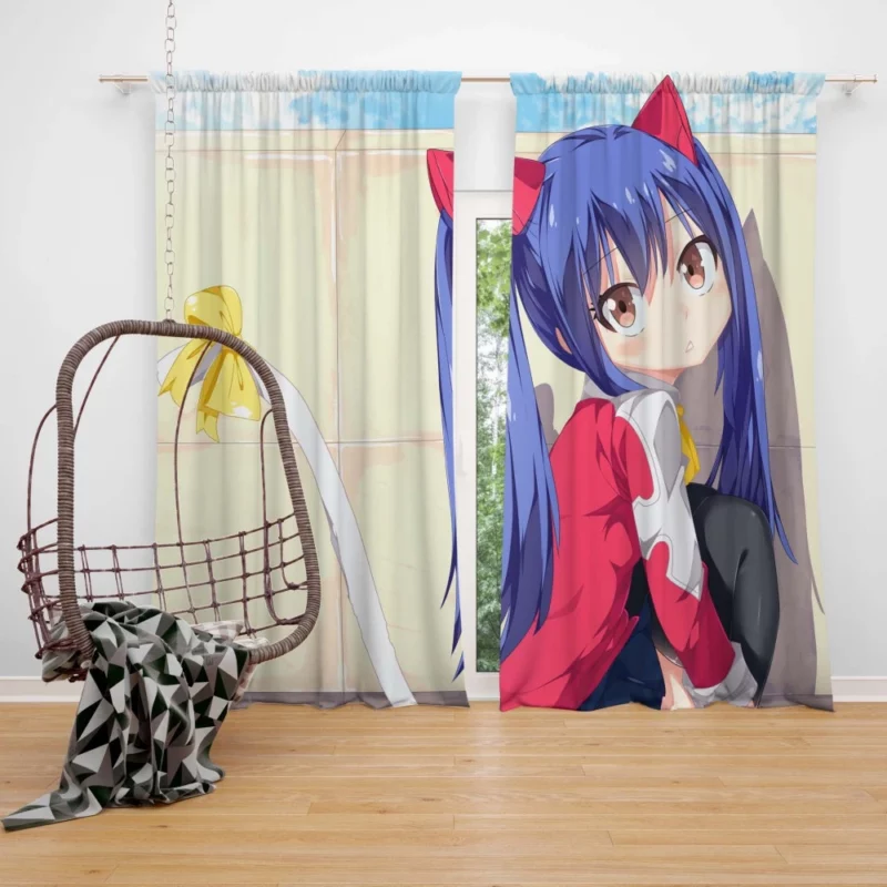 Wendy Marvell Fairy Tail Healing Light Anime Curtain