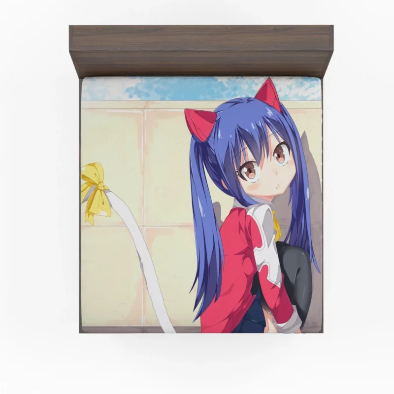 Wendy Marvell Fairy Tail Healing Light Anime Fitted Sheet
