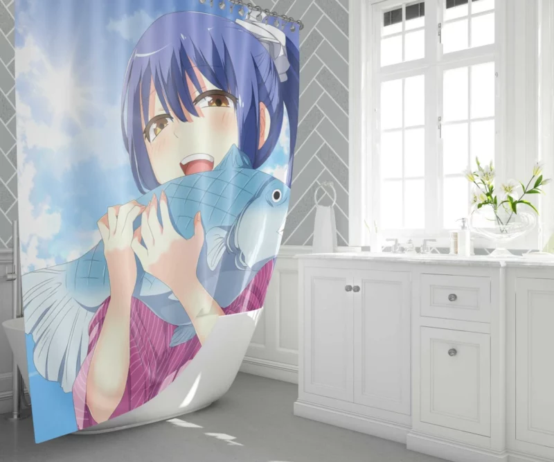 Wendy Marvell Fairy Tail Sky Maiden Anime Shower Curtain 1