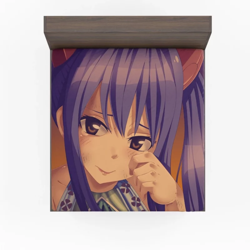 Wendy Marvell Magic and Friendship Anime Fitted Sheet