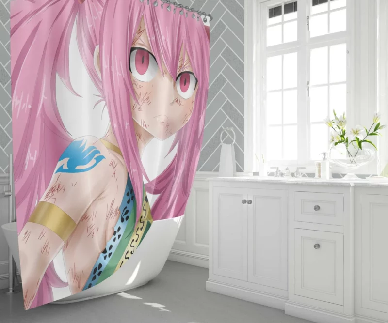 Wendy Marvell Wings of Friendship Anime Shower Curtain 1