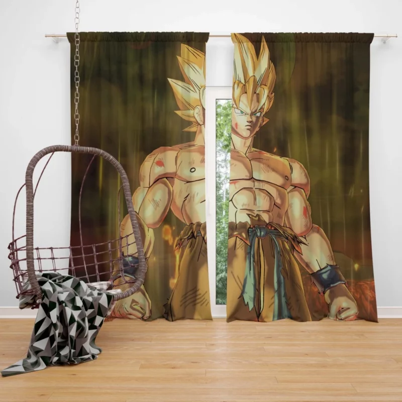 Xenoverse 2 Goku Time-Travel Saga Anime Curtain