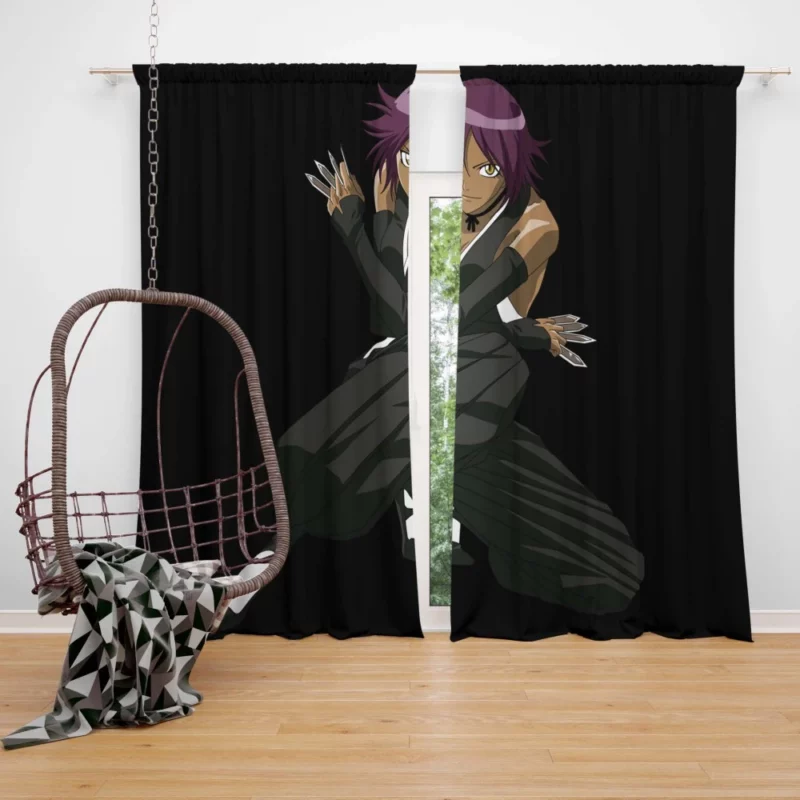 Yoruichi Shihôin Catlike Grace Anime Curtain