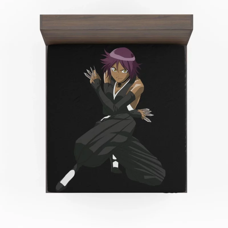 Yoruichi Shihôin Catlike Grace Anime Fitted Sheet