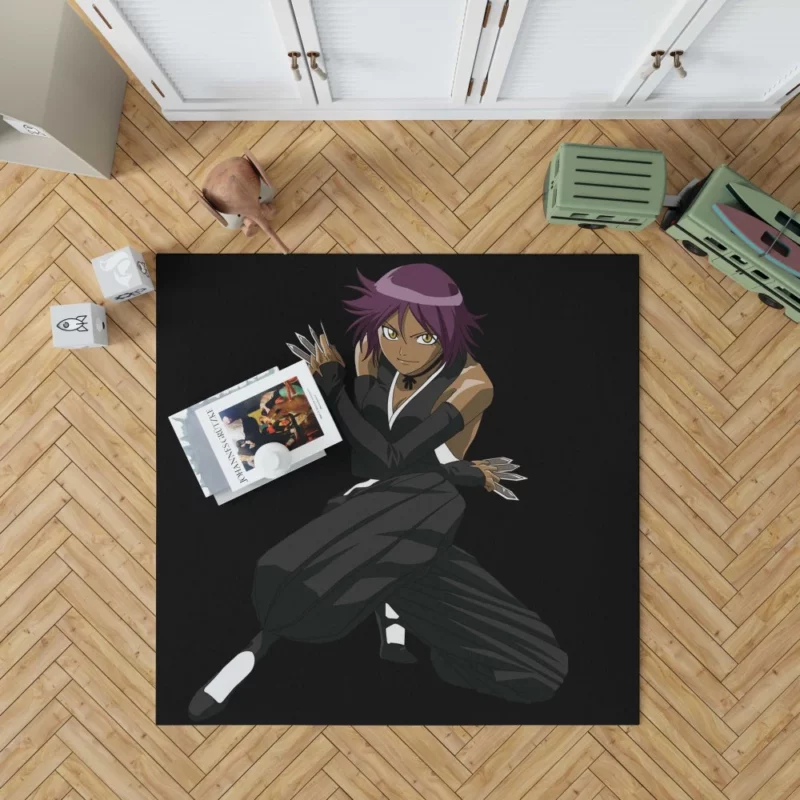 Yoruichi Shihôin Catlike Grace Anime Rug