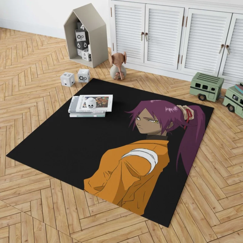 Yoruichi Shihôin Feline Agility Anime Rug 1