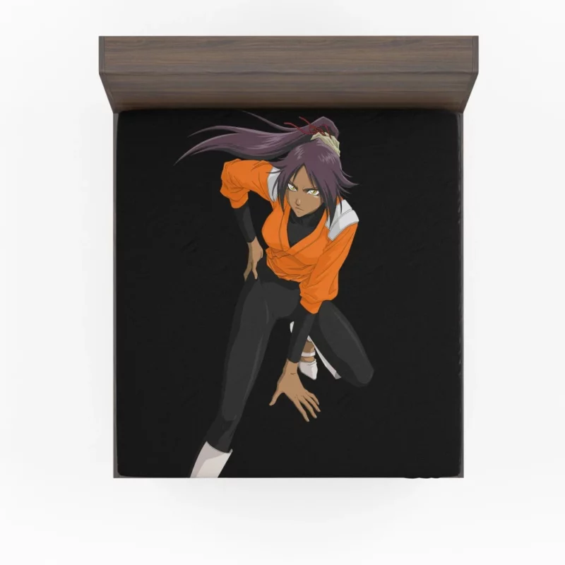 Yoruichi Shihôin Master of Flash Steps Anime Fitted Sheet