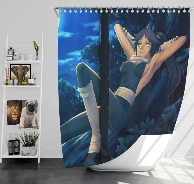 Yoruichi Shihôin The Flash Goddess Anime Shower Curtain