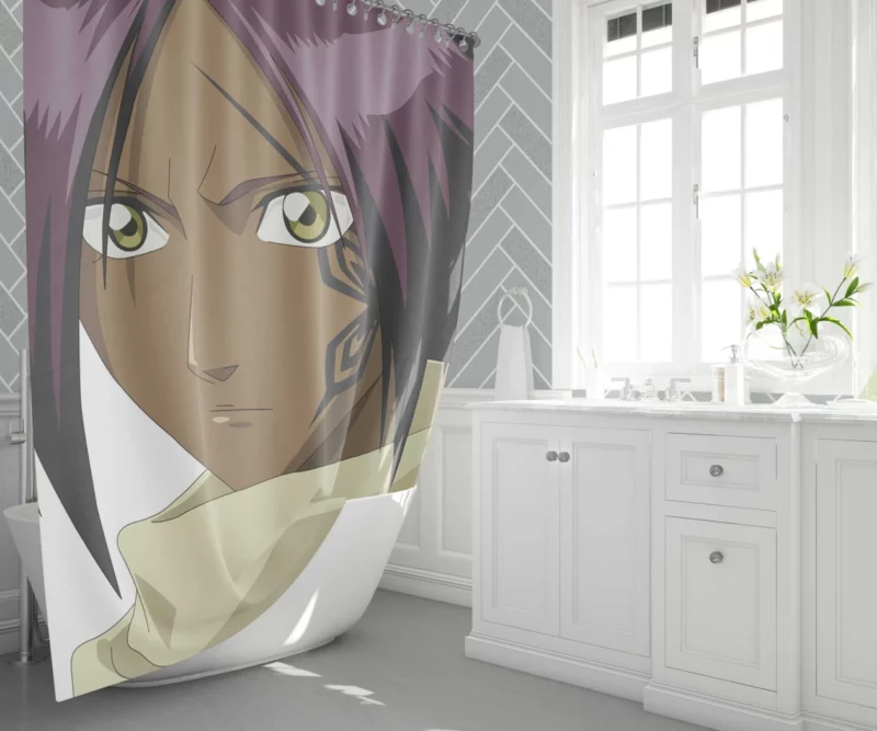 Yoruichi Shihôin Trailblazing Warrior Anime Shower Curtain 1