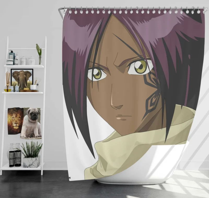 Yoruichi Shihôin Trailblazing Warrior Anime Shower Curtain