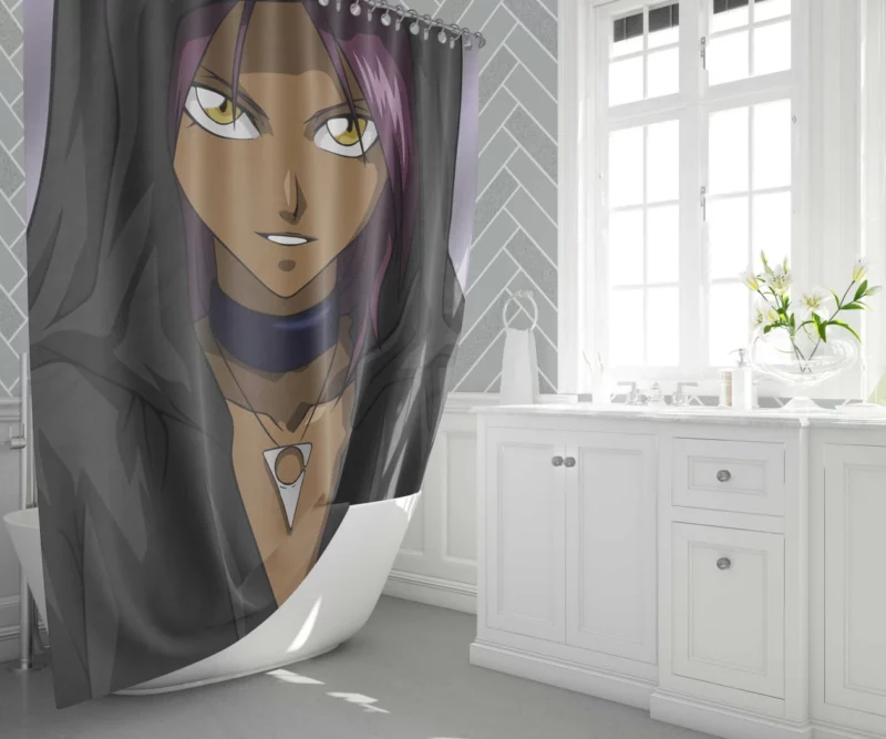 Yoruichi Shihôin Whirlwind Warrior Anime Shower Curtain 1