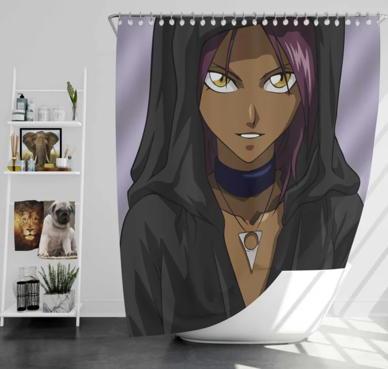 Yoruichi Shihôin Whirlwind Warrior Anime Shower Curtain