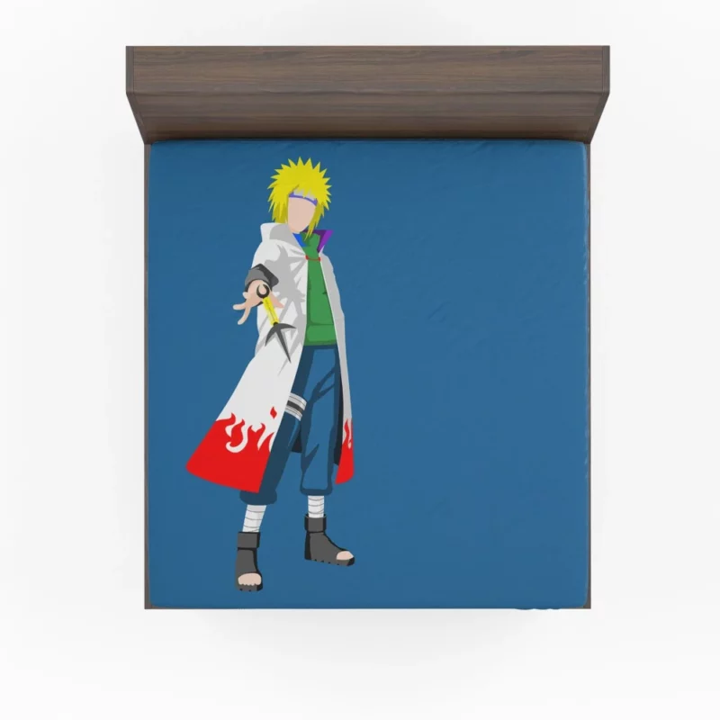 Young Minato Namikaze A Naruto Tale Anime Fitted Sheet