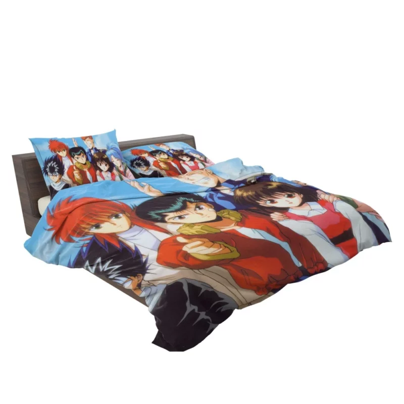 YuYu Hakusho Group Shot Epic Teamwork Anime Bedding Set 2