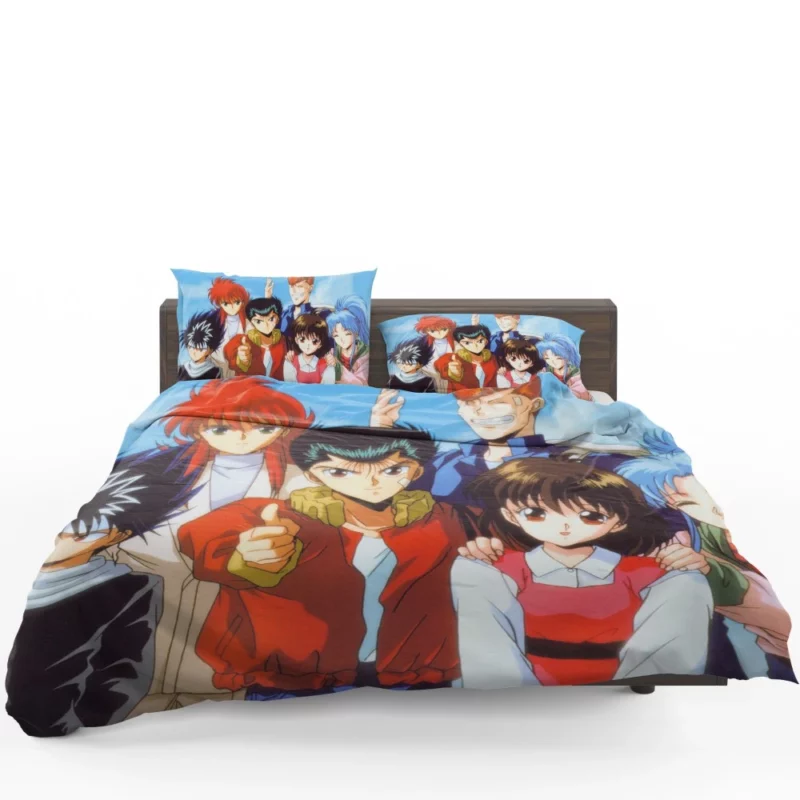 YuYu Hakusho Group Shot Epic Teamwork Anime Bedding Set