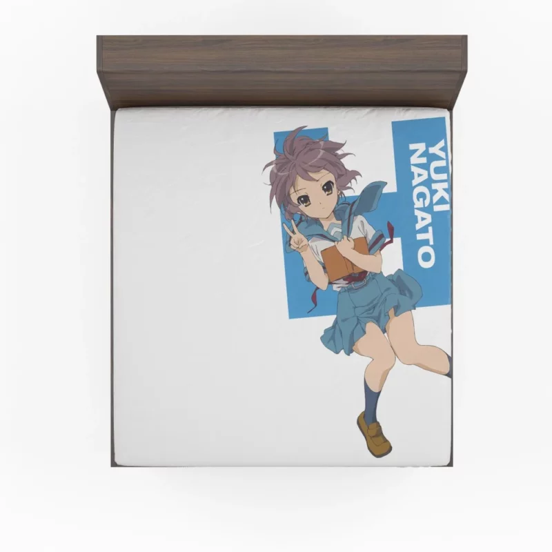 Yuki Astral Observer in Haruhi Suzumiya Anime Fitted Sheet