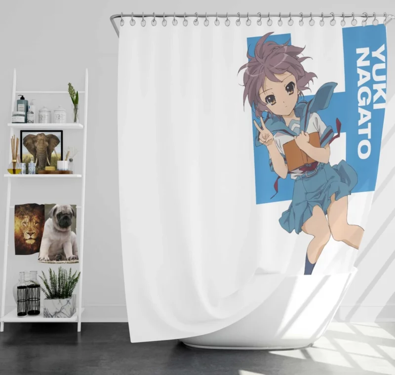 Yuki Astral Observer in Haruhi Suzumiya Anime Shower Curtain