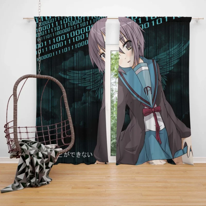 Yuki Nagato Chronicles of Time Anime Curtain