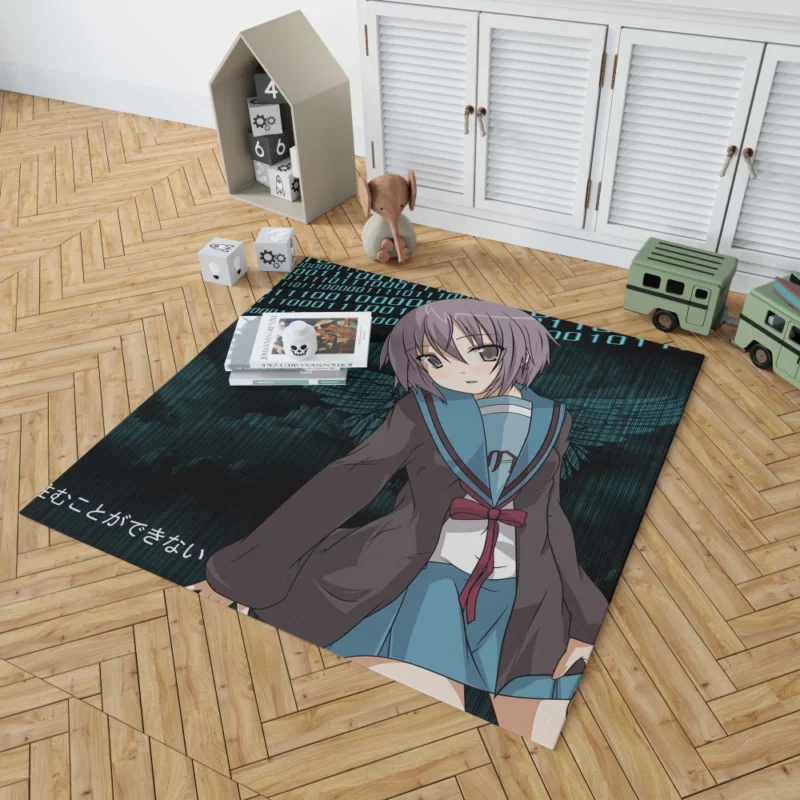 Yuki Nagato Chronicles of Time Anime Rug 1