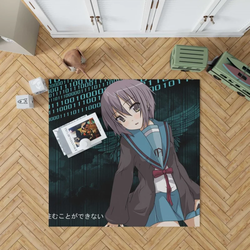 Yuki Nagato Chronicles of Time Anime Rug