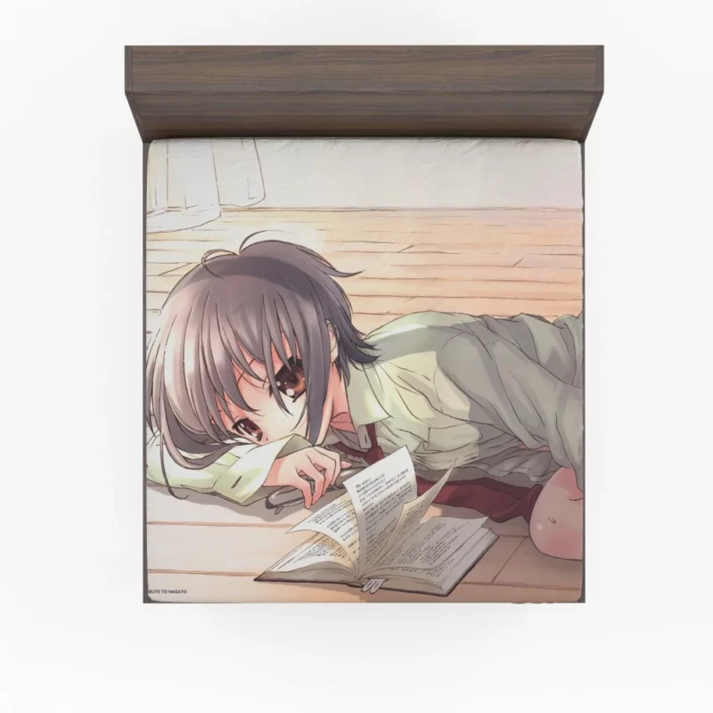 Yuki Nagato Cosmic Observer Anime Fitted Sheet