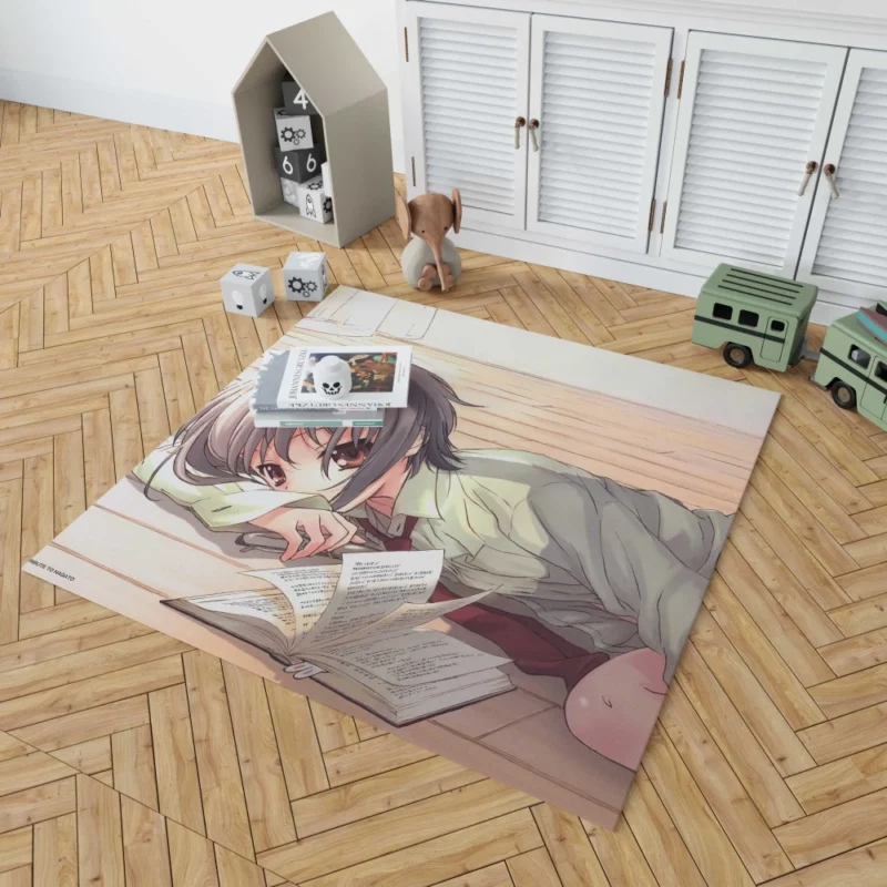 Yuki Nagato Cosmic Observer Anime Rug 1